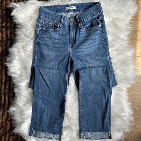 Good American Good Straight Jeans Medium Blue Size 25 - Picture 4 of 5